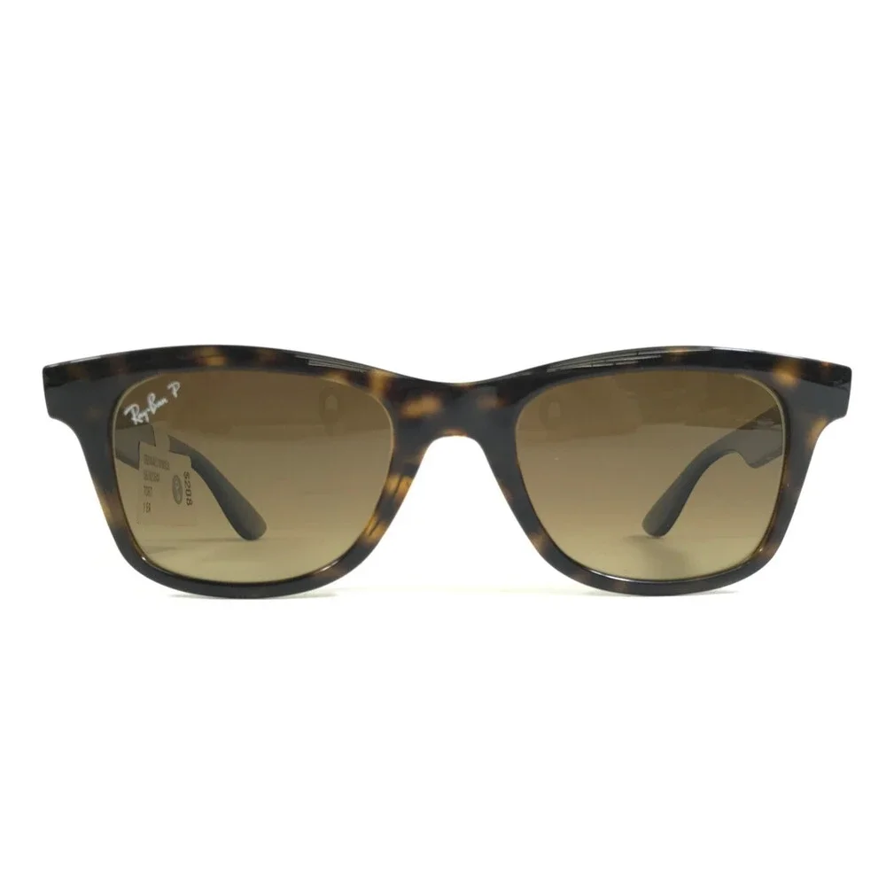 Ray-Ban Sunglasses RB4640 710/M2 Light Havana Frames with Brown Polarized Lenses